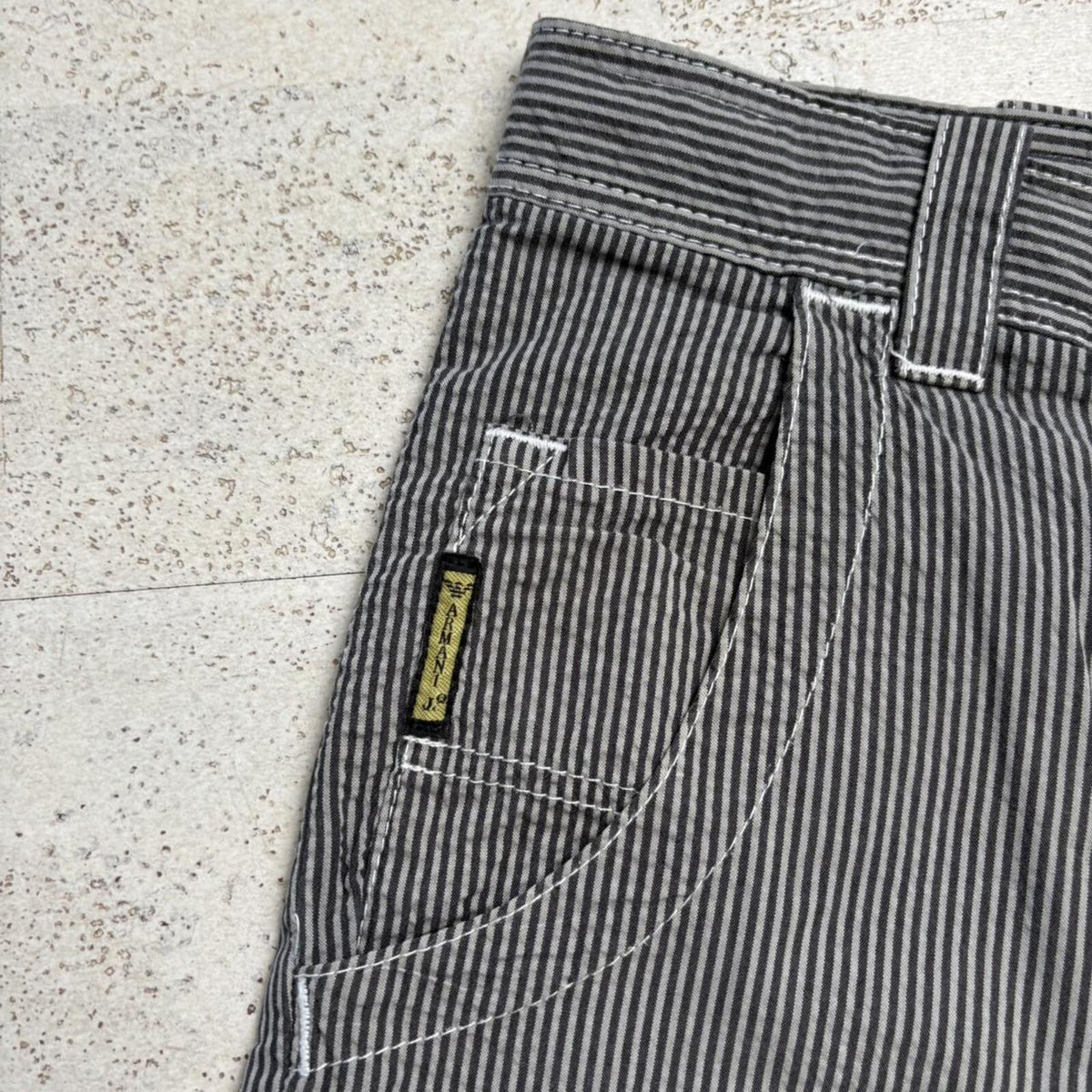 Armani Jeans Pinstripe Shorts (30”)