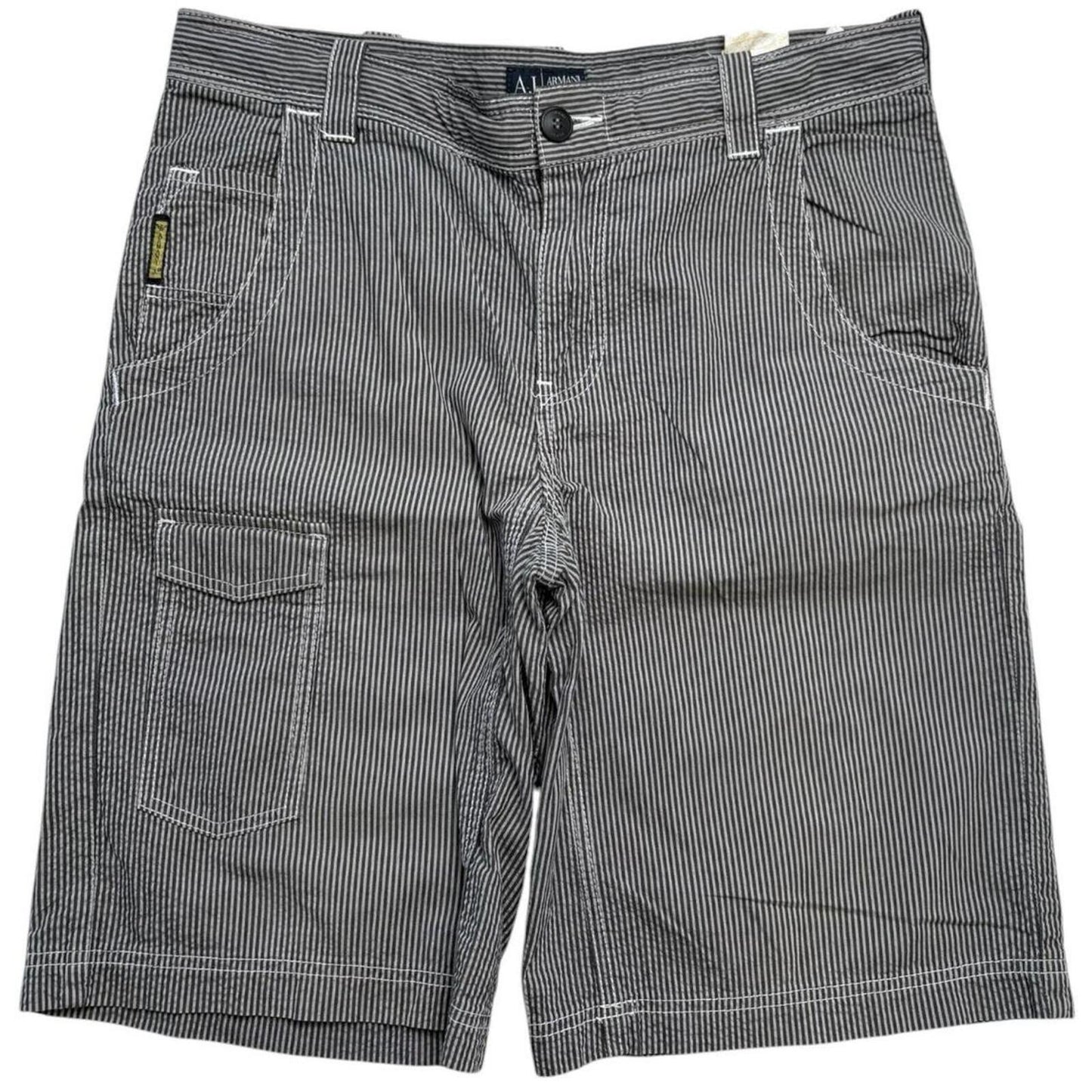 Armani Jeans Pinstripe Shorts (30”)