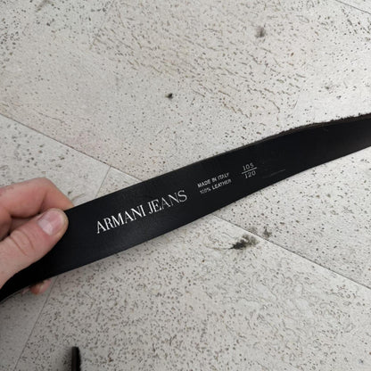 Armani Jeans Fur Belt