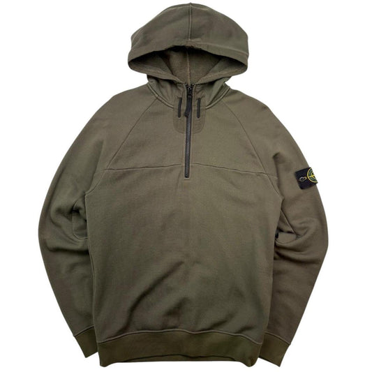 Stone Island Quarter Zip Hoodie (S)