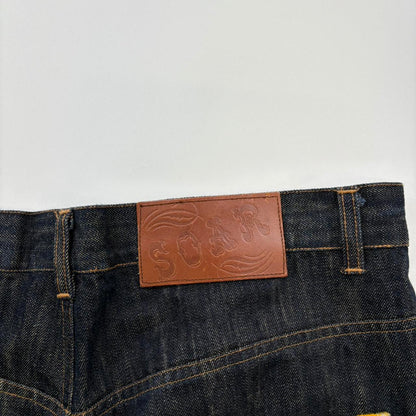 Soar Plaid Denim Jeans (36")