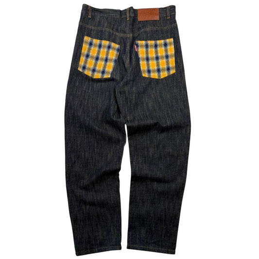 Soar Plaid Denim Jeans (36")