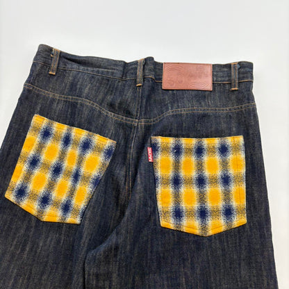 Soar Plaid Denim Jeans (36")
